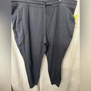 Ladies 3X Slate French Terry Joggers NEW
